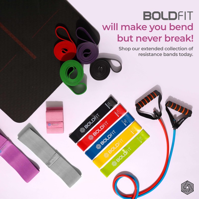 Boldfit Fabric Resistance Band -Loop Band for Exercise Hip Band