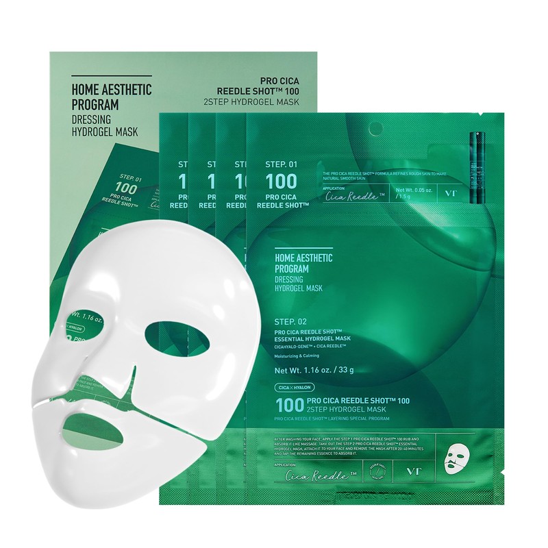 VT COSMETICS Mascarilla de Hidrogel de 2 Pasos Pro Cica