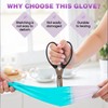 Elgood Reusable Long Sleeve Dishwashing Cleaning Gloves with Latex Free,Cotton