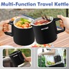 HYTRIC Travel Electric Kettle, 650ML Foldable Small Kettle, Portable Water