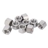 10Pcs Coupling Nut Hex M12 Stainless Steel Rod Connector Nut