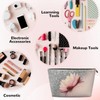 DITXIT trendy girly lotus silver Cosmetic Bag Travel Makeup Bag