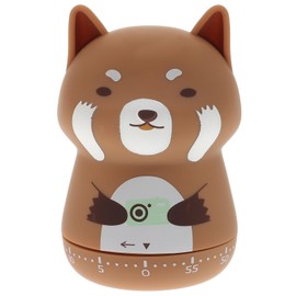 Mechanical Timer Kitchen Timer Egg Timer: Little Fox Figure Timepiece Timer Baking Cooking Learning Work Cooking Aid Kitchen Tool Restaurant Home
