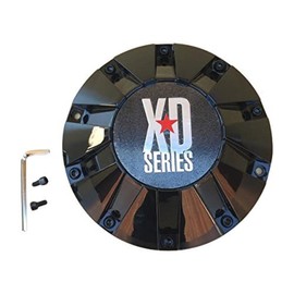 XD SERIES KMC 806 Bomb 451L215-B001 MB452S 451L215 LG1108-11 Black Center Cap