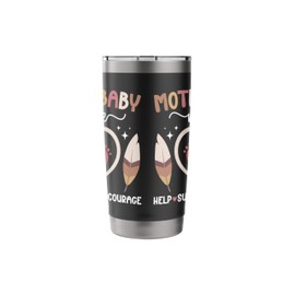 Boho Mother Baby Nurse Postpartum Nurse Mom Baby Nurse Stainless Steel Insulated Tumbler