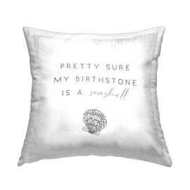 Stupell Industries Throw Pillow, 18 x 18, Off- White