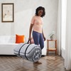 Jamdok 4Inch Cot Mattress Topper,Narrow Twin Gel Infused Memory Foam,Machine