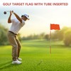 TIXIPEM Golf Flag with Tube Inserted [1pcs] - Nylon Putting