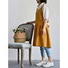 FADUOFA Fashion Cotton Kitchen Apron Korean Style and Linen Cooking