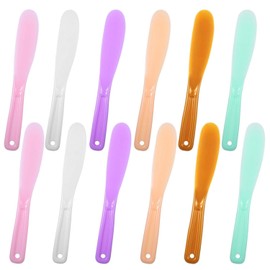 12 Pieces Of Plastic Stirring Rod, Mask Application Tool, Beauty Tool, Skin Care Accessories, Portable Application Tool.