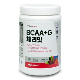 프로게이너 BCAAG 300g_체리 BCAA + 글루타민 아미노산 보충제 Pro Gainer BCAAG 300g_Cherry BCAA + Glutamine Amino Acid Supplement
