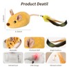 Interactive Cat Toys Mouse for Indoor Cats Rechargeable Cat Toy