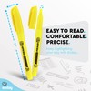 Emraw Highlighters Yellow, Comfort Grip Highlighter Marker Set, Nontoxic Pen