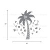 Simple Shapes Alphabet Palm Tree Wall Decal (Scheme C)