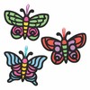 Baker Ross FE154 Stained Glass Butterfly Craft Kits - 6