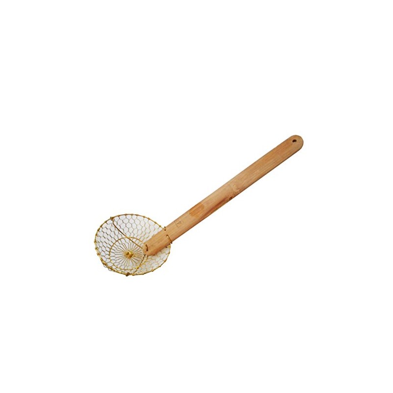 4 Round Brass Spider Strainer by Sunrise Kitchen Supply