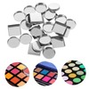 FOMIYES 3sets Makeup Palette Refill Empty Metal Pans for Eye