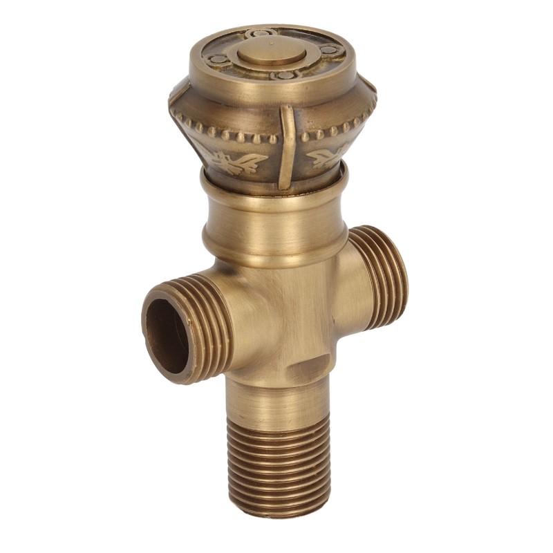 Angle Valve European Antique Style Cold Hot Water Faucet Turn