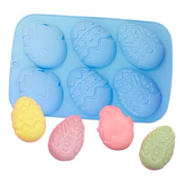 Molde De Silicon Huevos De Pascua Conejo Pollito Huevitos Surtidos