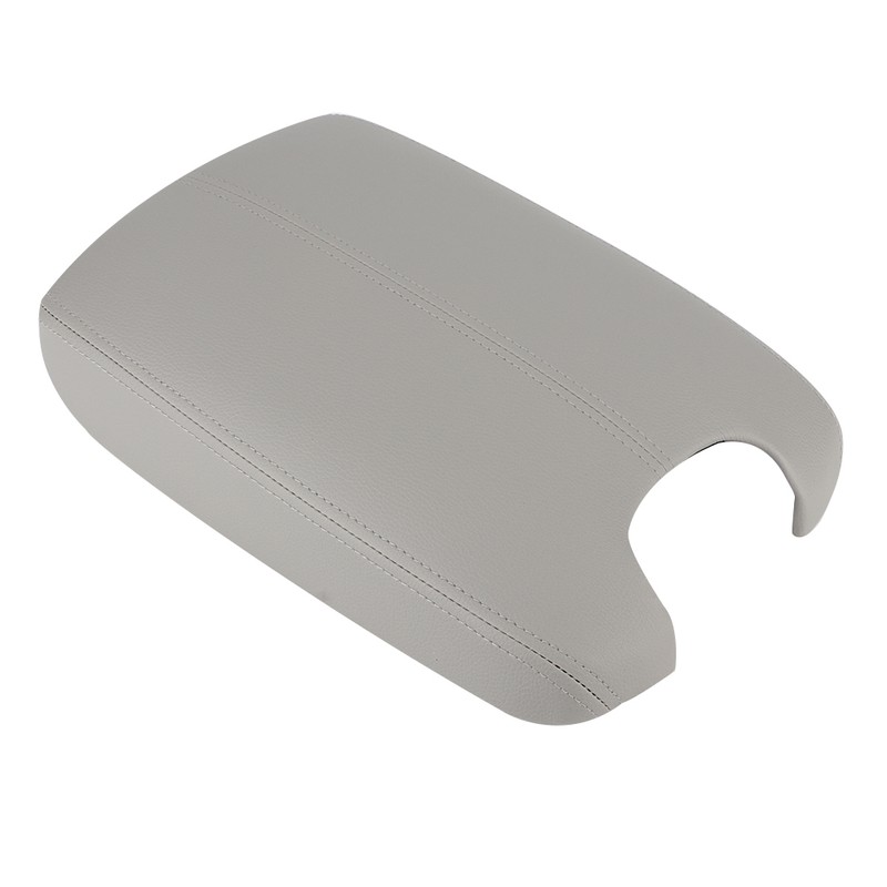 Car PU Leather Plastic Console Lid Armrest Cover Fit for