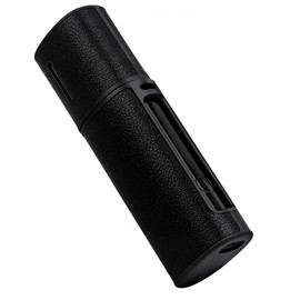 Vikvokr Cover, Compatible with Lil, Hybrid 3.0 Case, Compatible with LiL, HYBRID3.0, PU Leather, Semi-Hard Case, Neck Strap, Detachable Design (Leopard Gray)