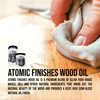 Atomic FINISHES Wood Finish Cutting Board Oil | Non-Toxic Mineral
