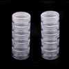 Clear Empty 10 Gram/ 10ML Plastic Pot Jars, Cosmetic Containers