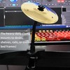 Desktop Cymbal with Clamp Mount - Portable Metal Percussion Instrument