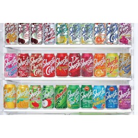 Shasta ginger ale 12 fl oz, 18 cans , total 216 fl oz