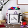Juvale Knitting Bag - Separate Divided Yarn Holder - Portable