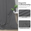 Easy-Going Blackout Curtains for Bedroom, Solid Thermal Insulated Grommet and