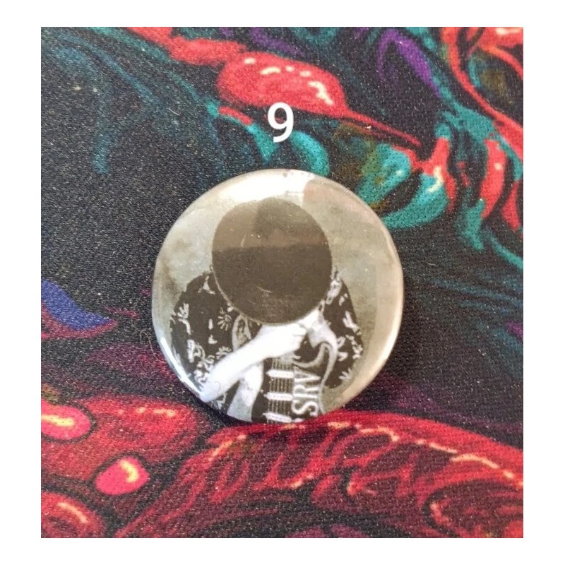 STEVIE RAY VAUGHAN 1" Buttons- Choose Your Button- Blues Rock