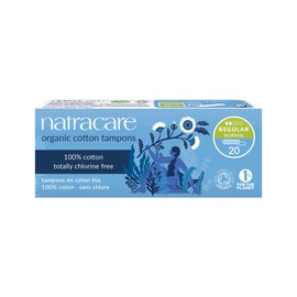 Natracare Tampons Regular Organic 20 Pack non Applicator
