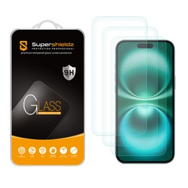 Supershieldz Supershieldz (3 Pack) Designed for iPhone 16 / iPhone 15 (6.1 inch) Tempered Glass Screen Protector, Anti Scratch, Bubble Free
