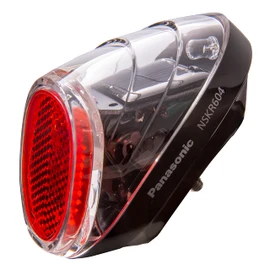 Panasonic NSKR604 LED Solar Auto Tail Light, Rear Droyoke Mount, Bicycle W1.9 x H2.2 x D2.6 inches (47 x 55 x 66 mm)