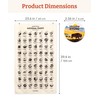 PieceRelax 63-Pack Puzzle Badges 1008 Pieces for Adults - Studio