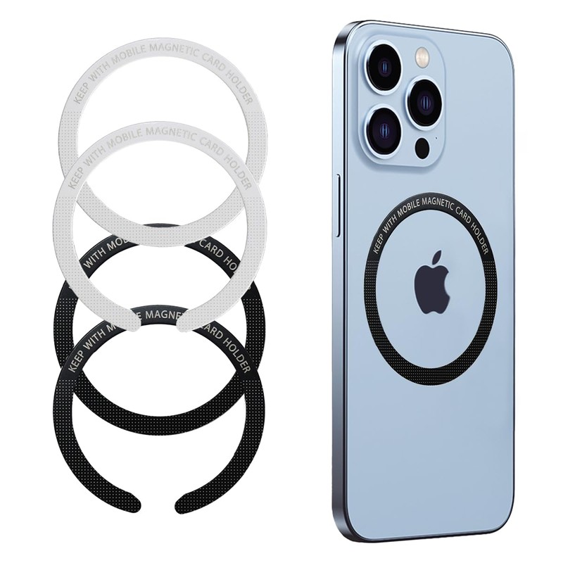 Smart Good, Mag-Safe Compatible Metal Ring, Magnetically Enhanced, Universal Ring,