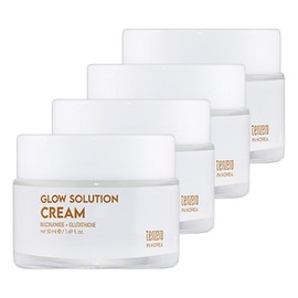 Ten Zero quick-drying thick watery glow mild soothing care radiance cream glow solution cream 50ml 4 packs / 텐제로 속건조 꾸덕한 물광 순한 진정 케어 광채 크림 글로우 솔루션 크림 50ml 4개