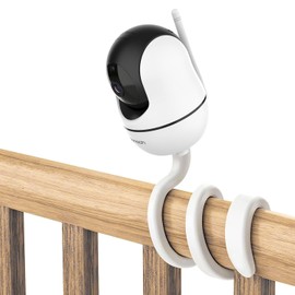 bonoch Baby Monitor Mount for Baby Monitor BBM04, Crib Mount Camera Holder, Flexible Mount Versatile Twist Mount Without Wall Damage, Baby Camera Stand for Crib Nursery