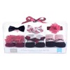 Hudson Baby Unisex Baby Headband and Socks Gift set, Burgundy