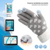 Veni Masee Winter Touchscreen Gloves, Snow Flower Print, Keep Warm,