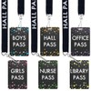 Ceiba Tree Chalkboard Hall Pass Lanyards – Set of 6