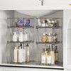 VTOPMART Transparent Clear Acrylic Large Stackable Kitchen Pantry Drawers, undersink,nursing