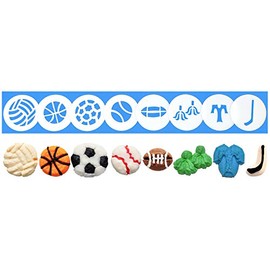 Sports 8 Disk Set for Cookie Presses