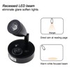12V 3W LED Interior Spotlight Reading Light Adjustable Switch Warm