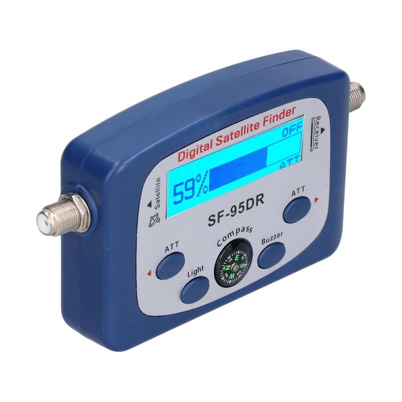 Digital TV Satellite Signal Finder Portable Signal Meter with Compass