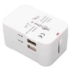 Multifunctional Power Converter with USB Ports Universal Adapter Socket 100‑240VAC