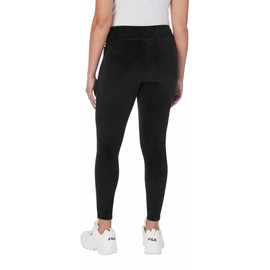 Fila Womens Velour Leggings (US, Alpha, XX-Large, Regular, Regular, Black24)