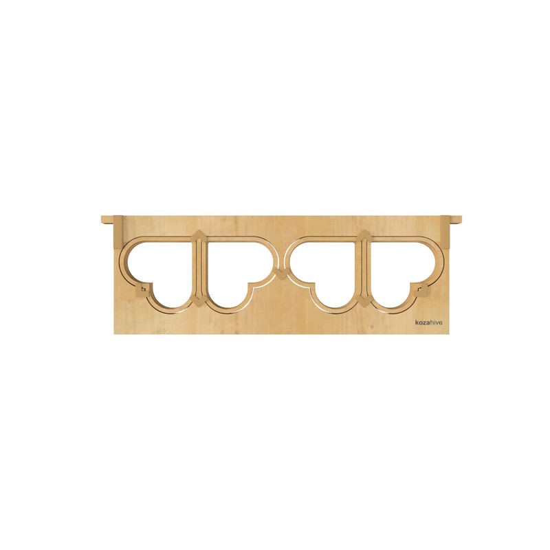 kozahive Honeycomb Heart Frame – Langstroth Medium 2/3 Hive, Reusable