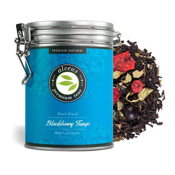 "Blackberry Tango" Black Tea Loose Flavoured Strawberry Raspberry Currant and